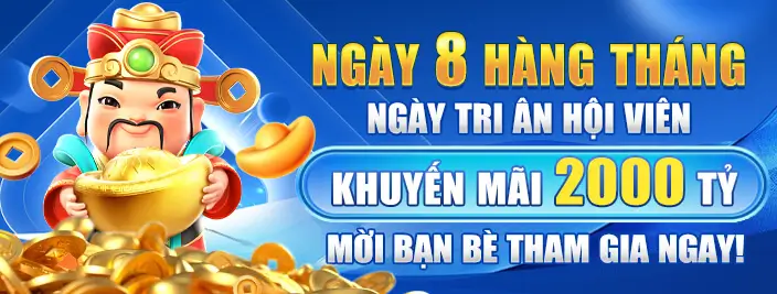 x88 khuyến mãi 2000 tỷ ngày 8 hàng tháng